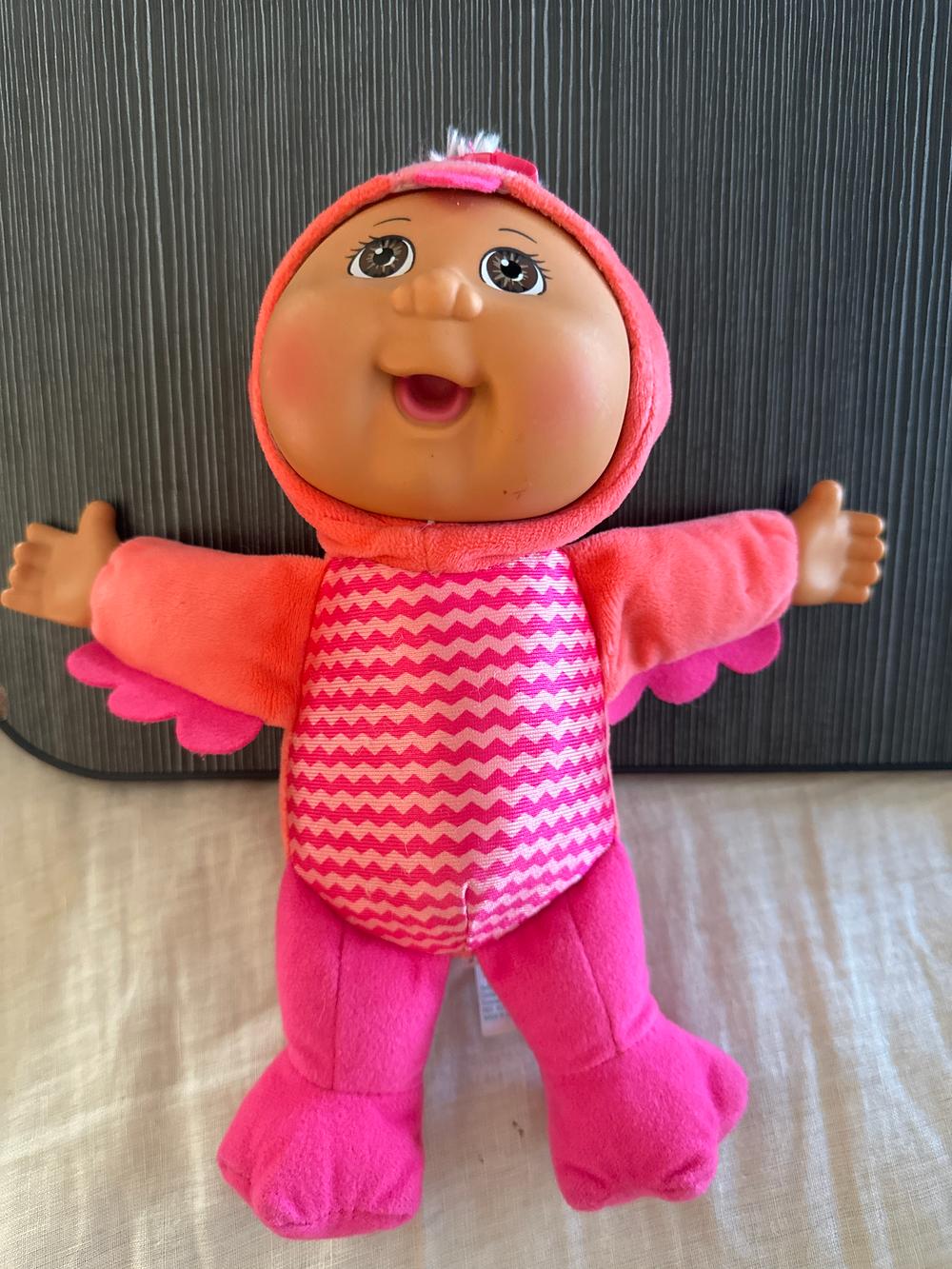 Cabbage Patch Kids Plush Doll in Pink Bird Costume