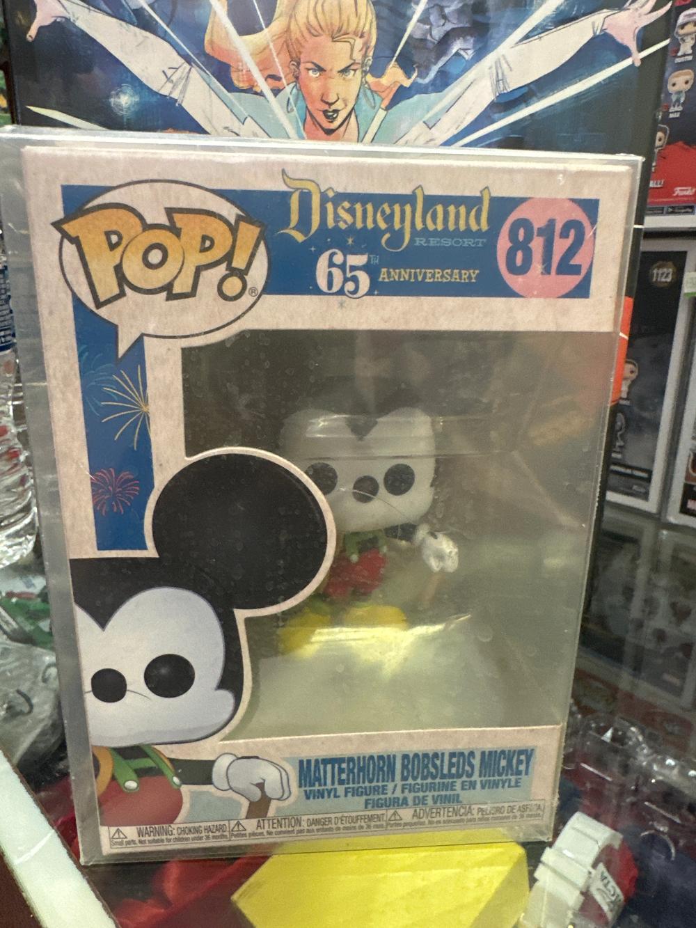 Funko Pop Disneyland 65th Anniversary Matterhorn Bobsleds Mickey #812