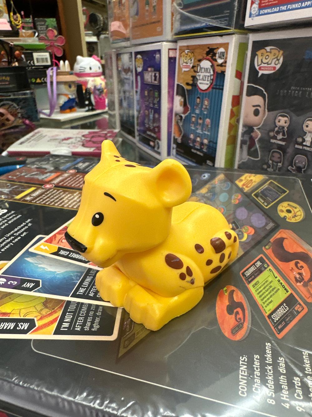 Chunky Yellow Leopard Cub Figure
