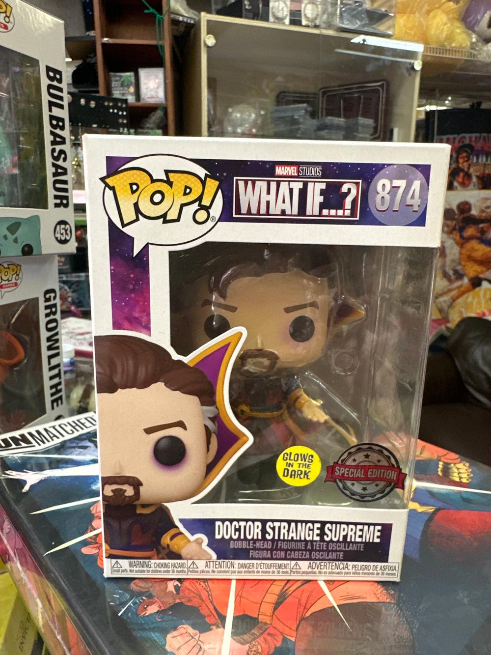 Funko Pop Doctor Strange Supreme (Glows in the Dark) #874