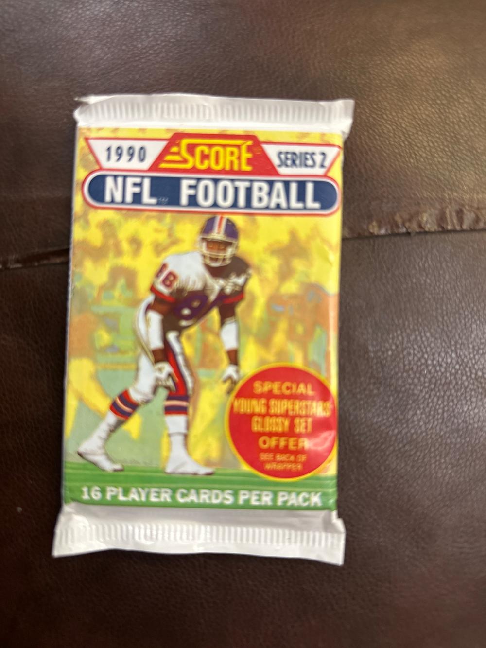 1990 Score Series 2 NFL Football Sealed Wax Pack