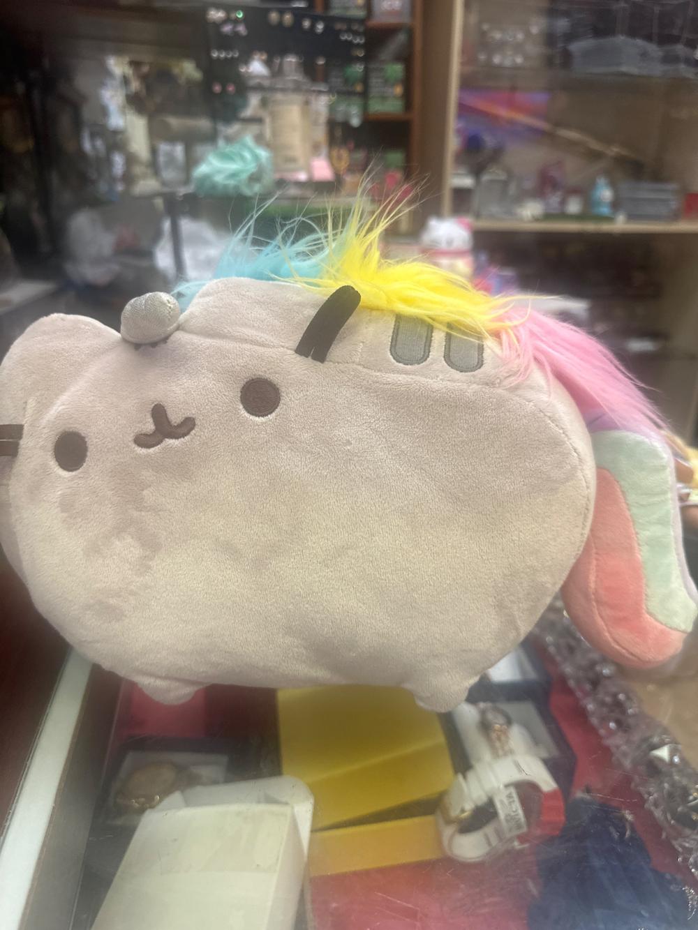Pusheen Unicorn Plush With Rainbow Mane