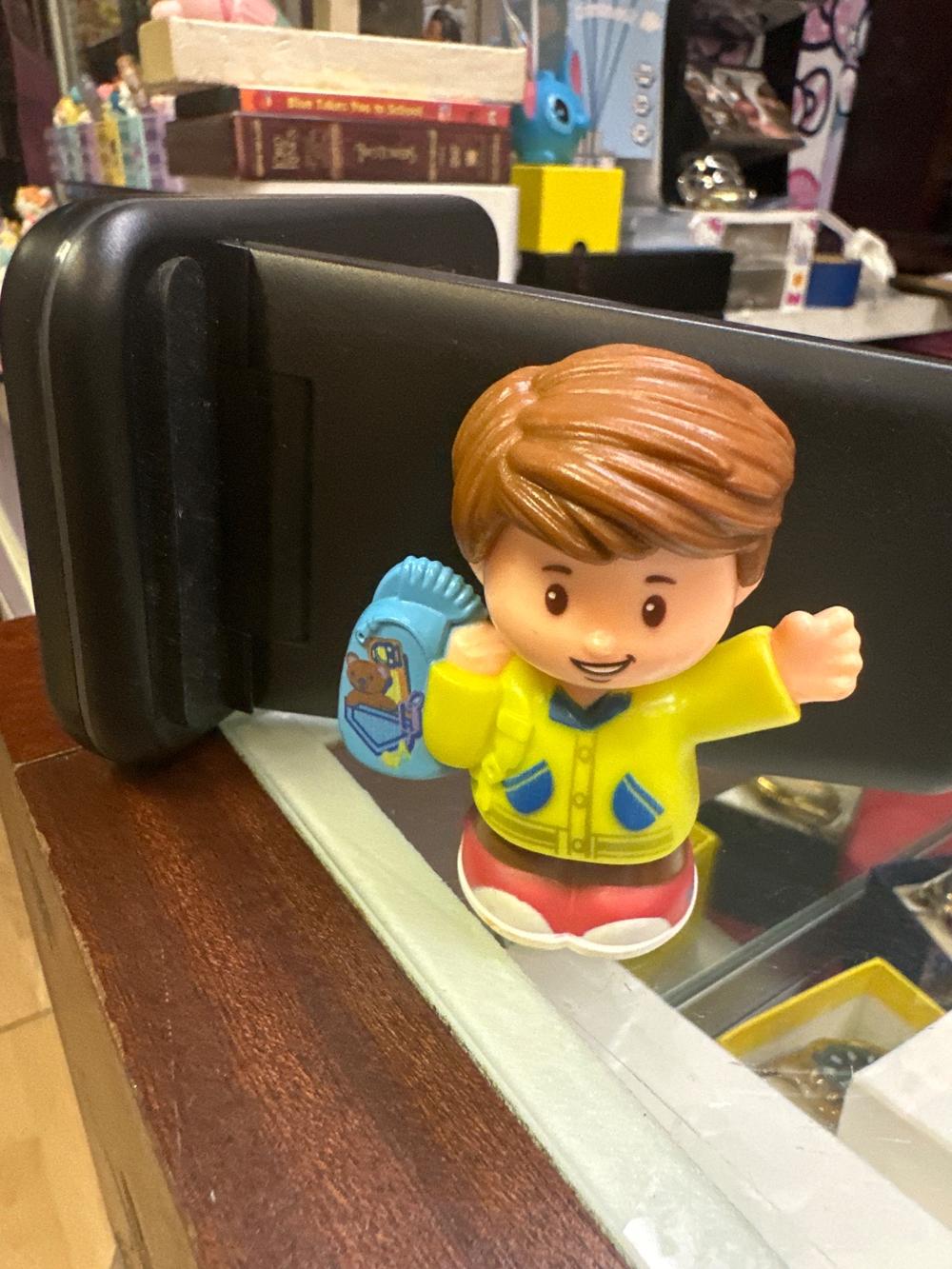 Little People Boy Figure With Backpack
