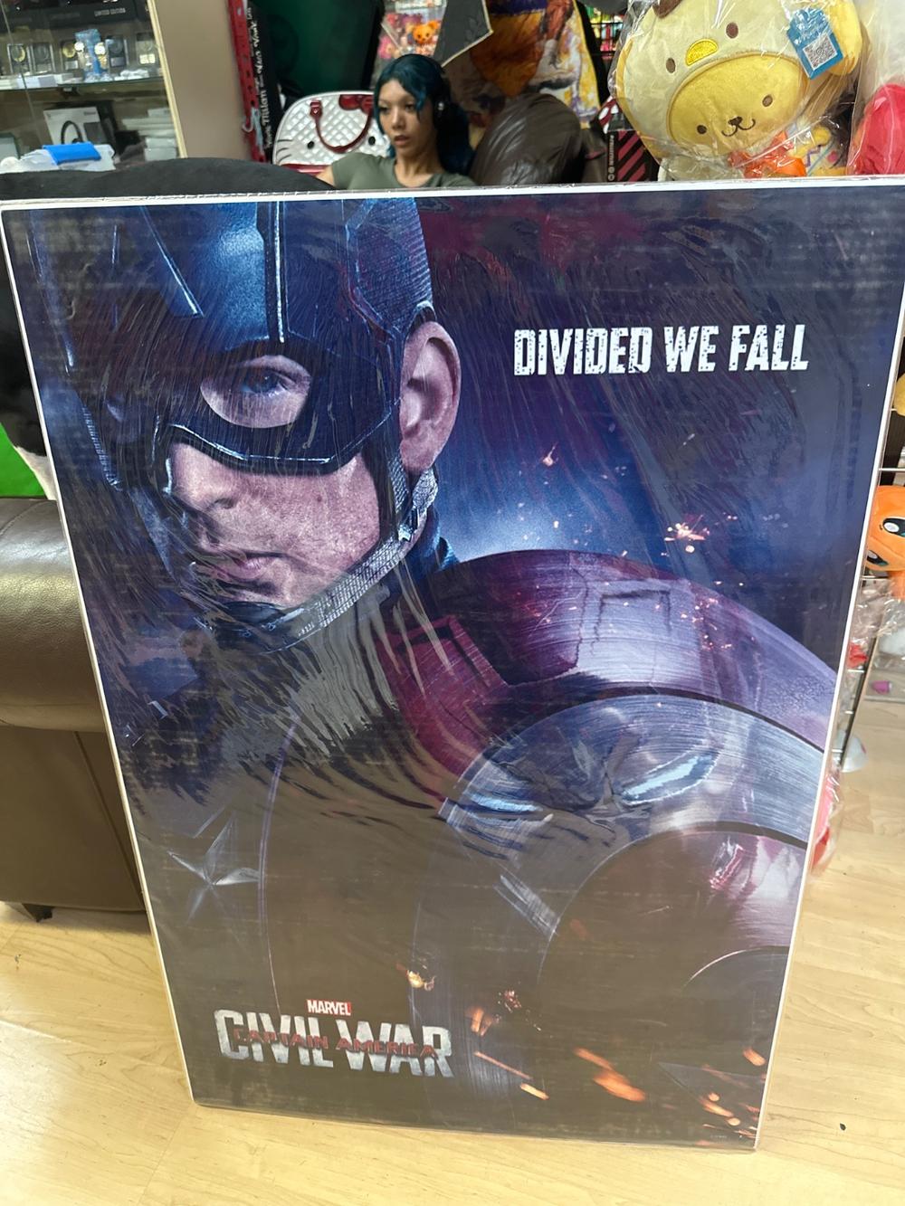 Captain America Civil War "Divided We Fall" Poster Print