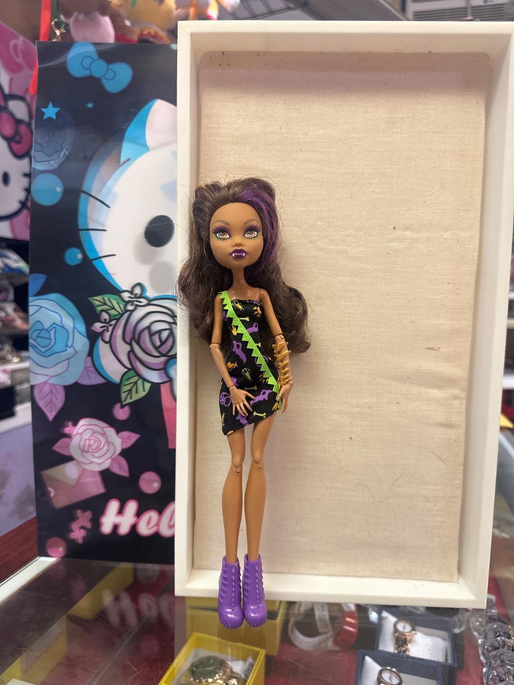 Monster High Doll with Bone Print Dress