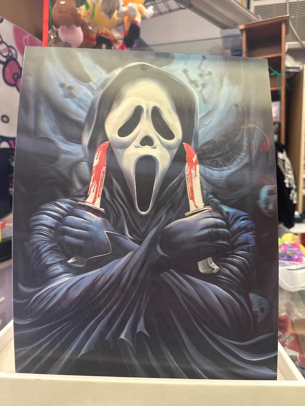 Ghostface Lenticular Print