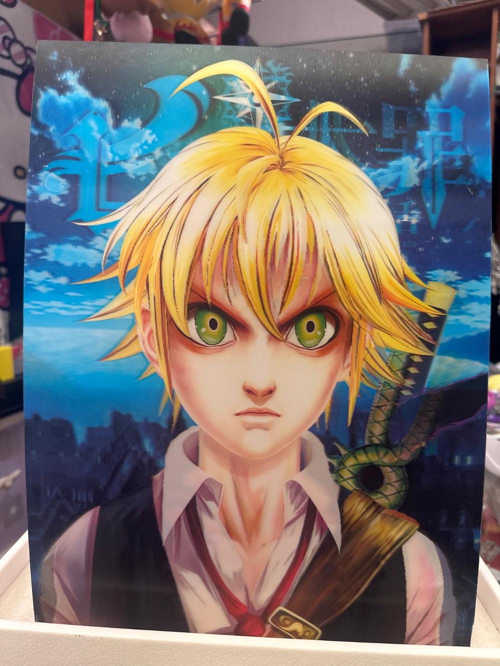 Anime Character Lenticular Print