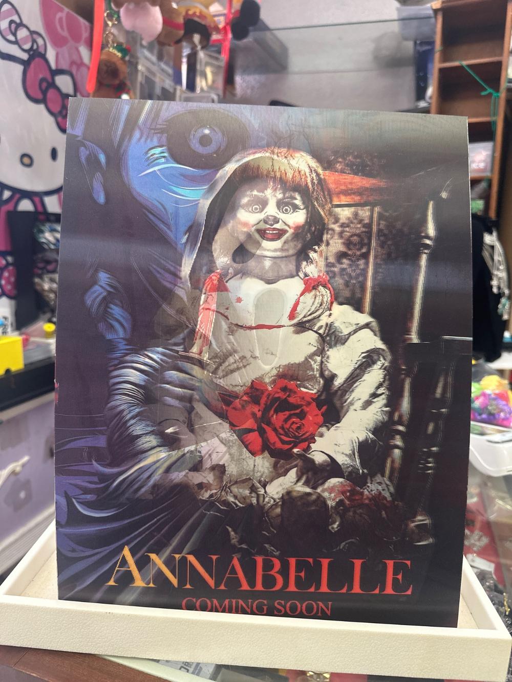 Annabelle Coming Soon Lenticular Poster Print