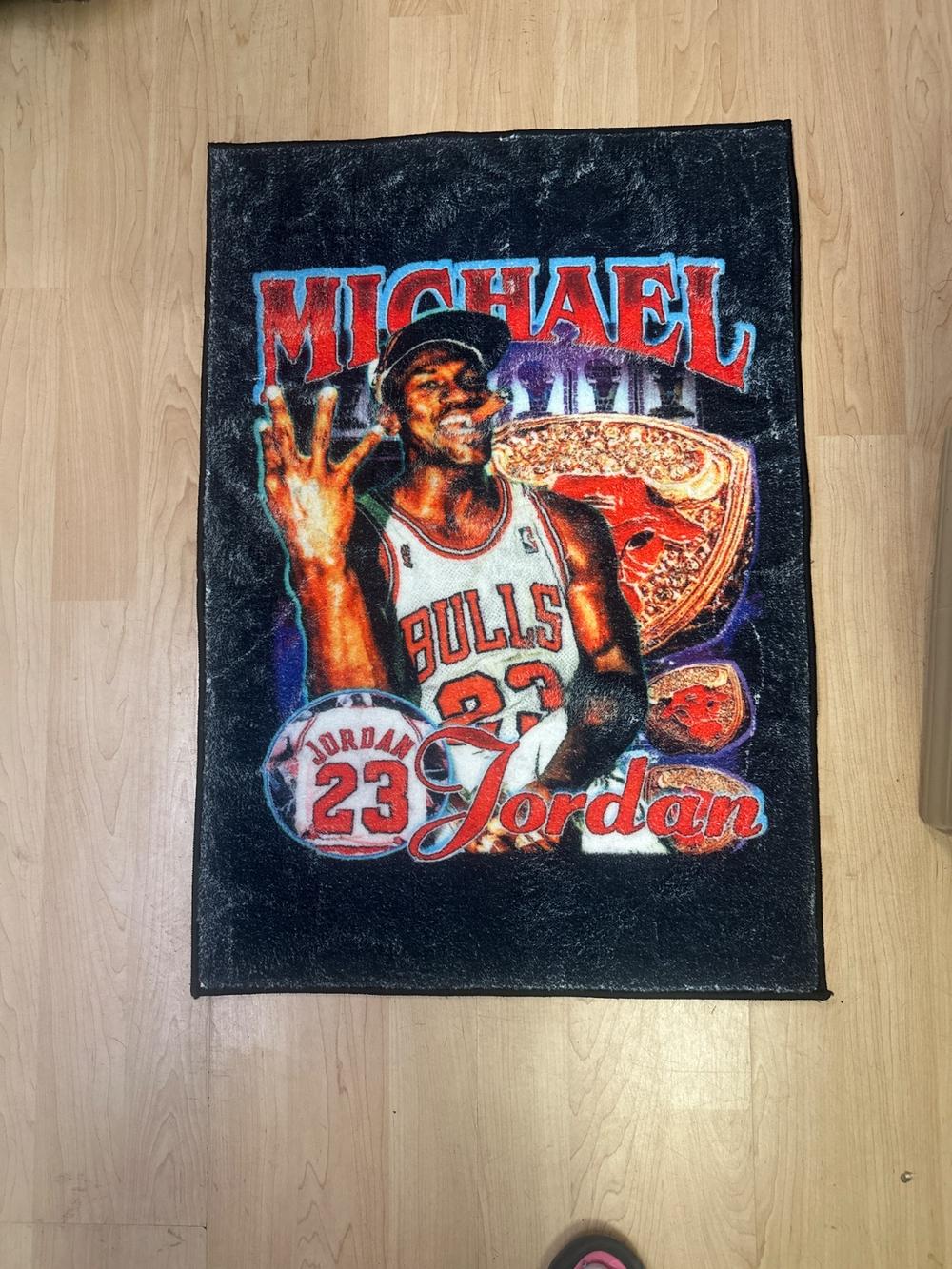 Michael Jordan Bulls Graphic Rug