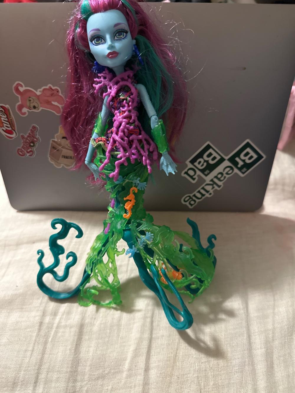 Posea Reef Sea Monster Doll with Coral Skirt
