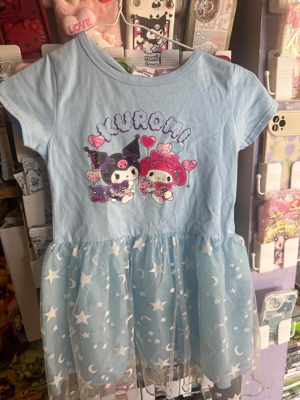 Kuromi & My Melody Tulle Skirt Dress