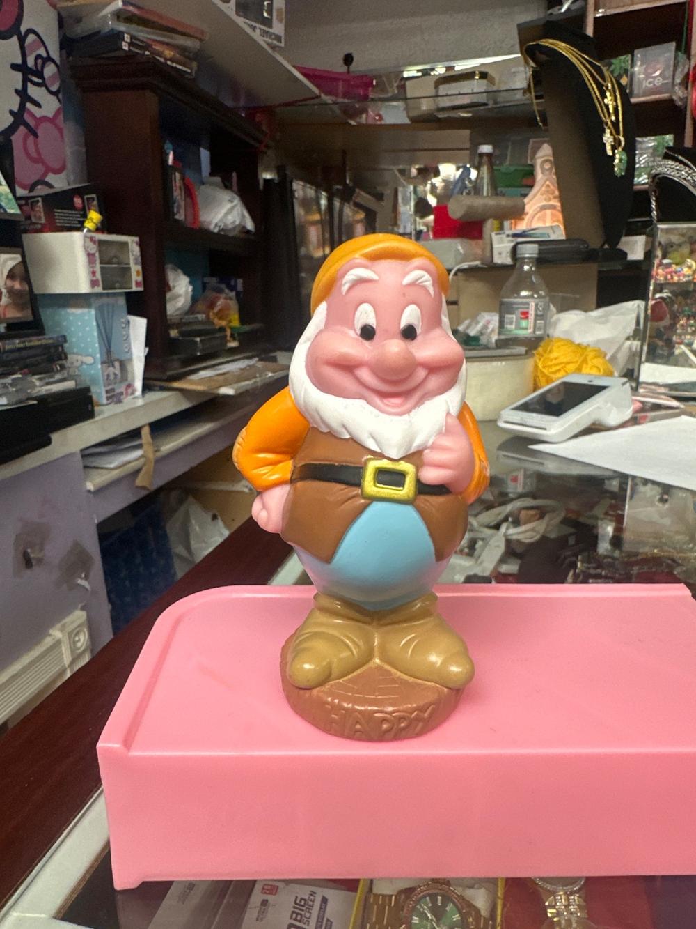 Vintage Happy Dwarf Vinyl Figure