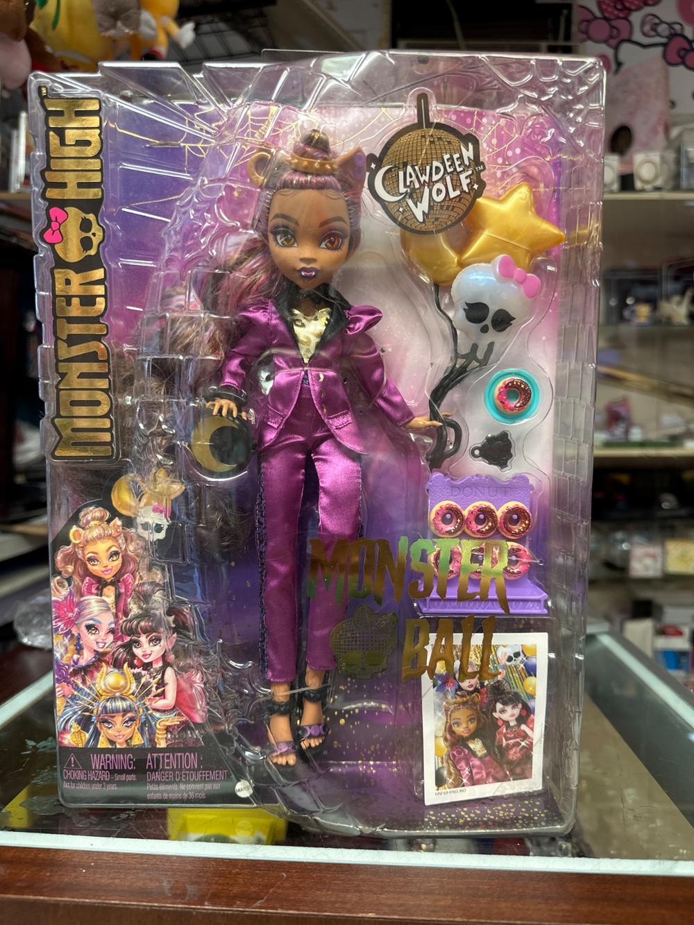 Monster High Clawdeen Wolf Monster Ball Doll (New in Box)