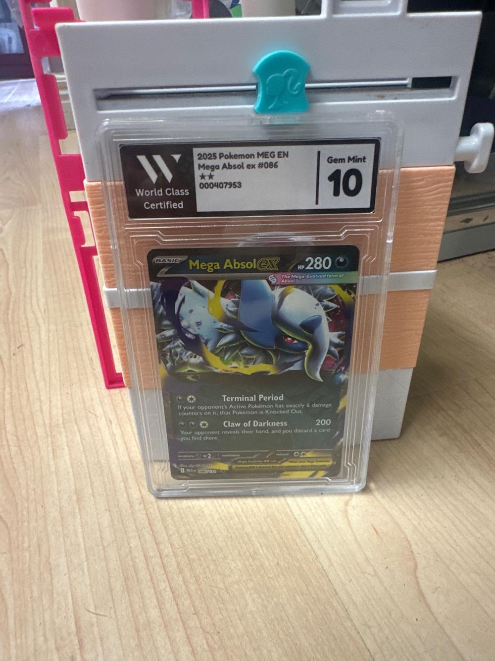 Graded Mega Absol Ex Pokemon Card - Gem Mint 10