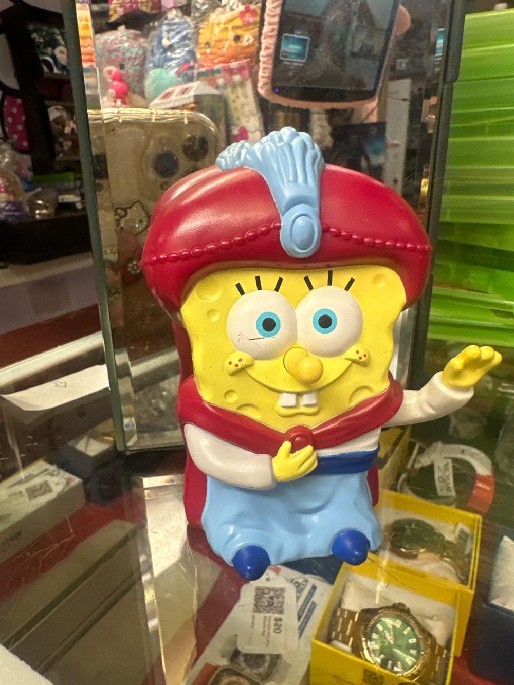SpongeBob In Roman Helmet Toy Figure