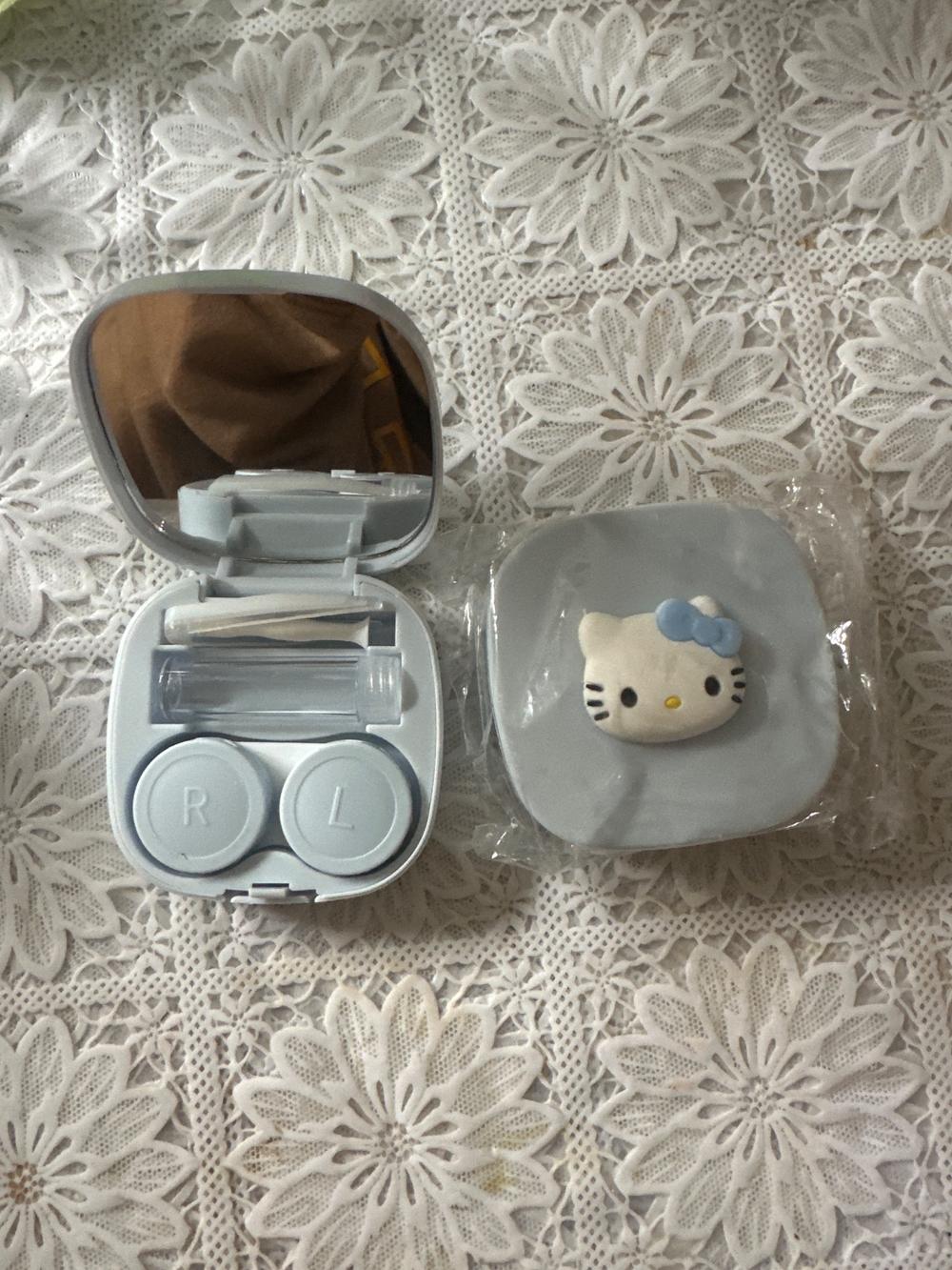Hello Kitty Contact Lens Case With Mirror