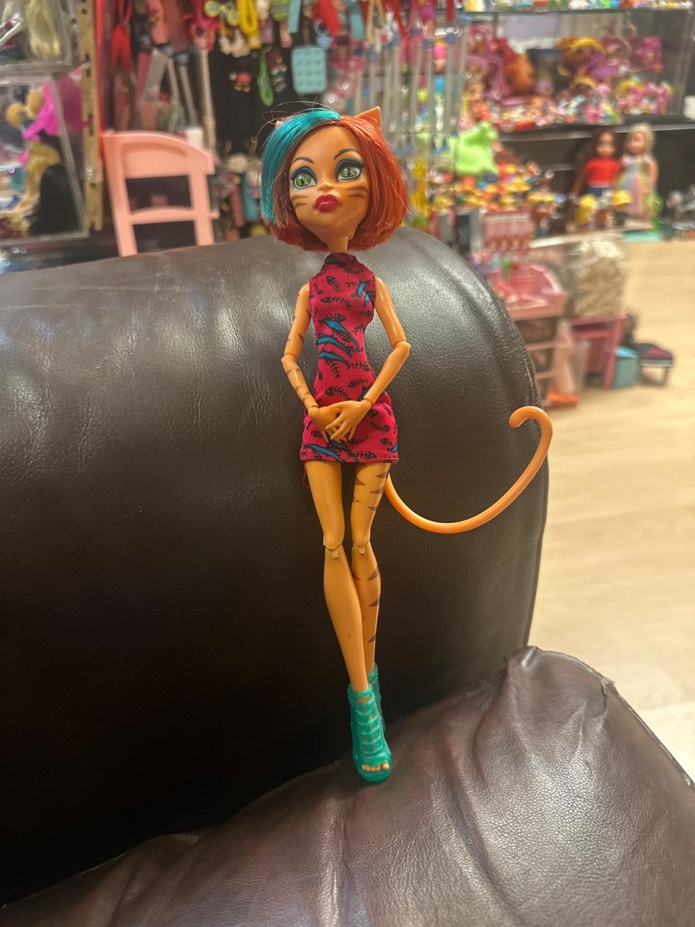 Toralei Stripe Doll with Fish-Print Dress