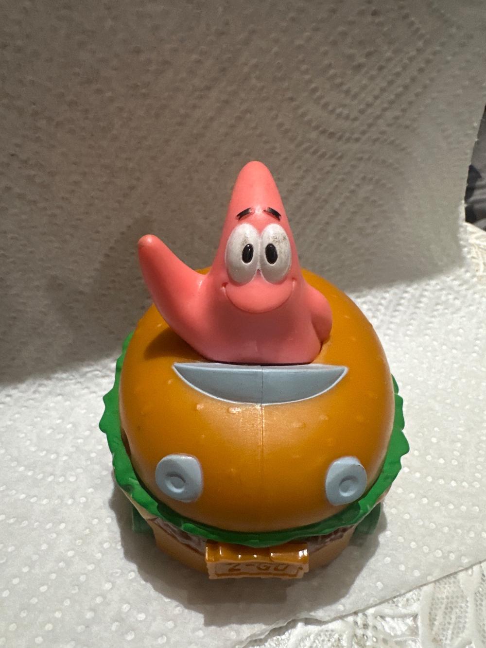 Patrick Star Krabby Patty Car Toy