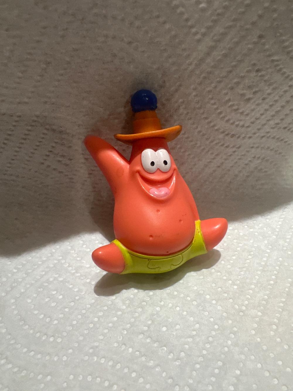 Patrick Star Figure With Party Hat