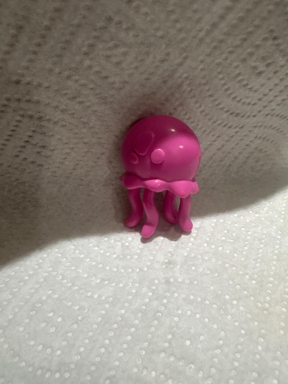 Small Pink Jellyfish Toy Figure