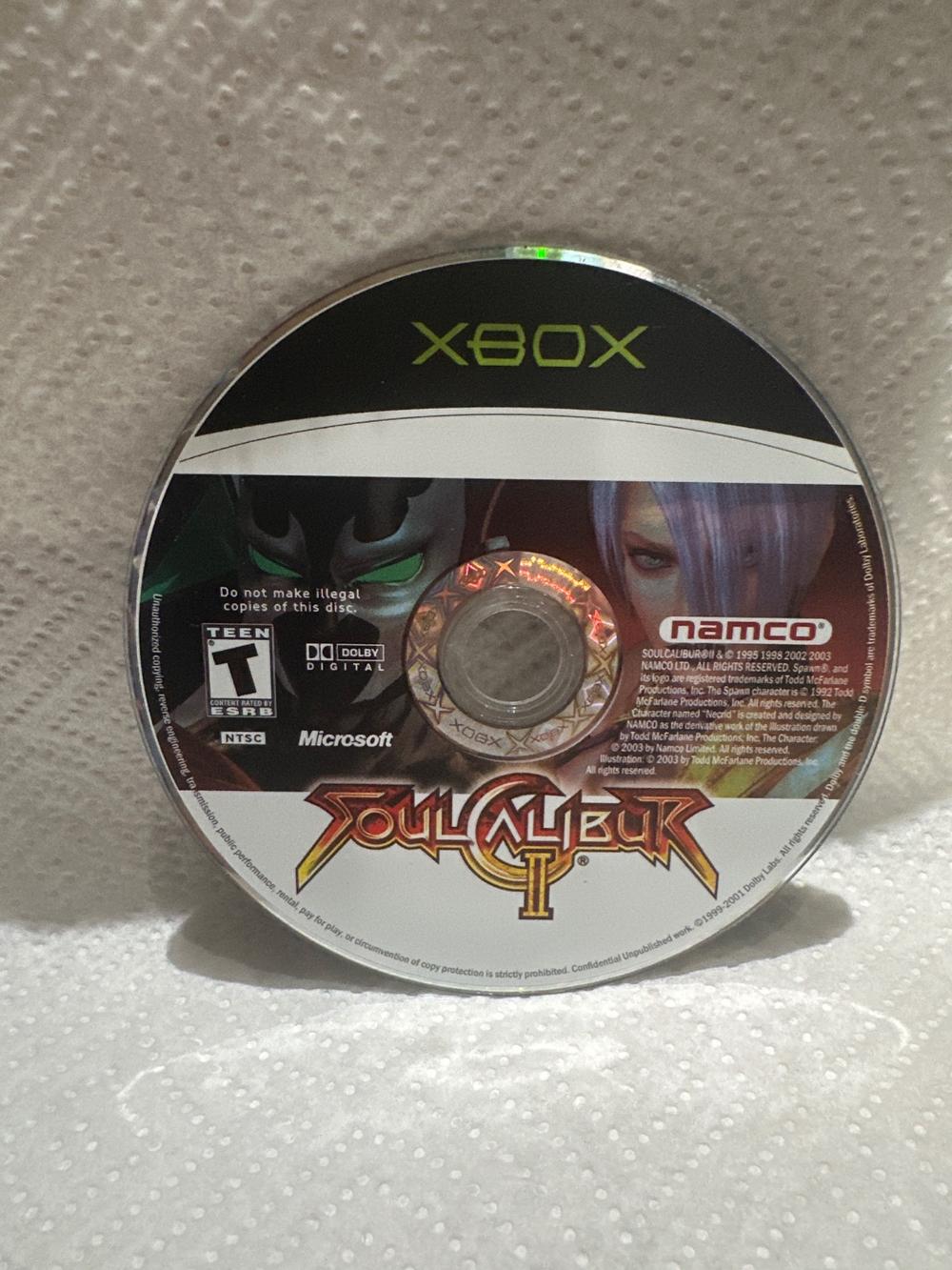 Soulcalibur II Xbox Game (Disc Only)