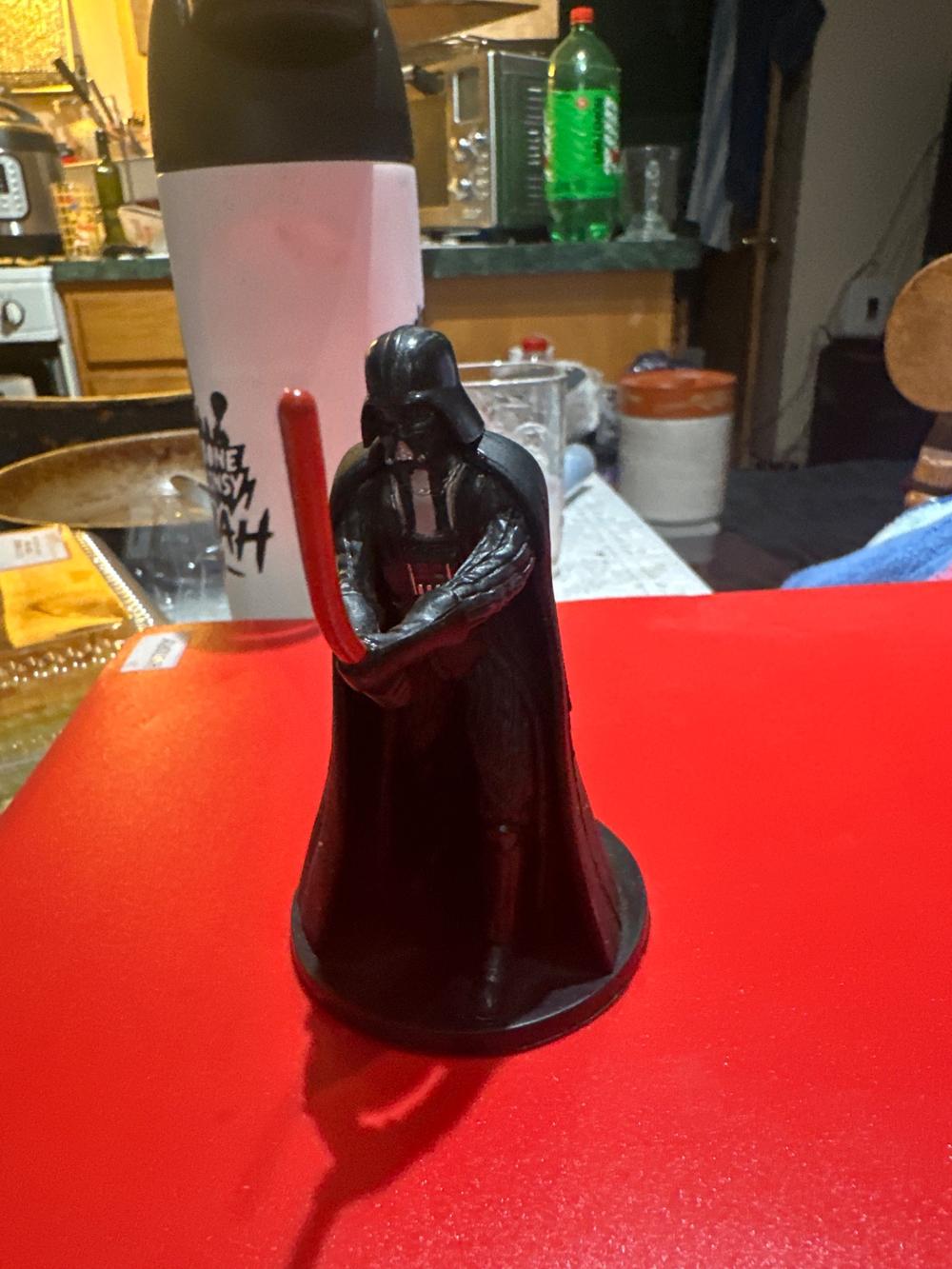 Darth Vader Figure With Red Lightsaber