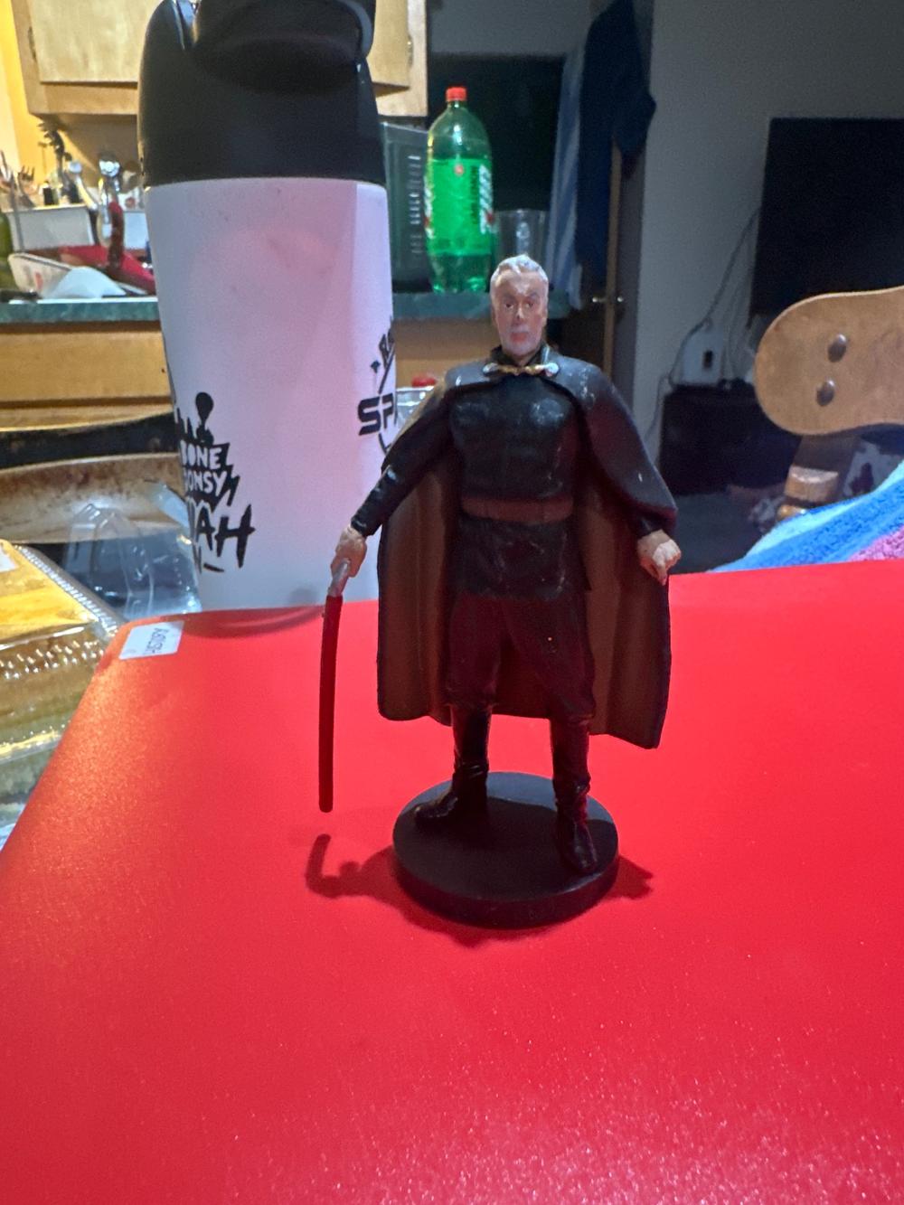 Star Wars Count Dooku Figure on Base