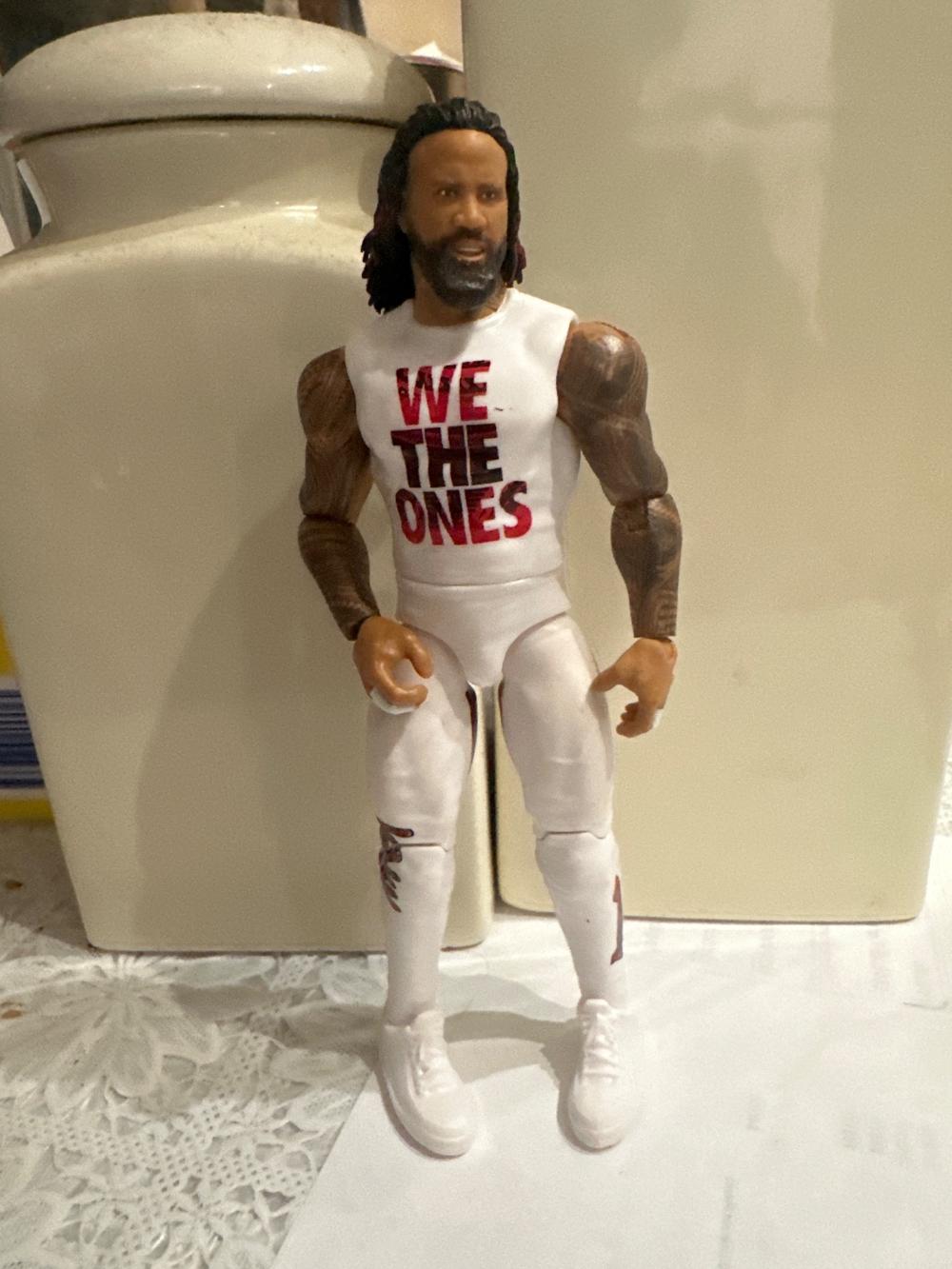 WWE Jimmy Uso "We The Ones" Action Figure White Gear