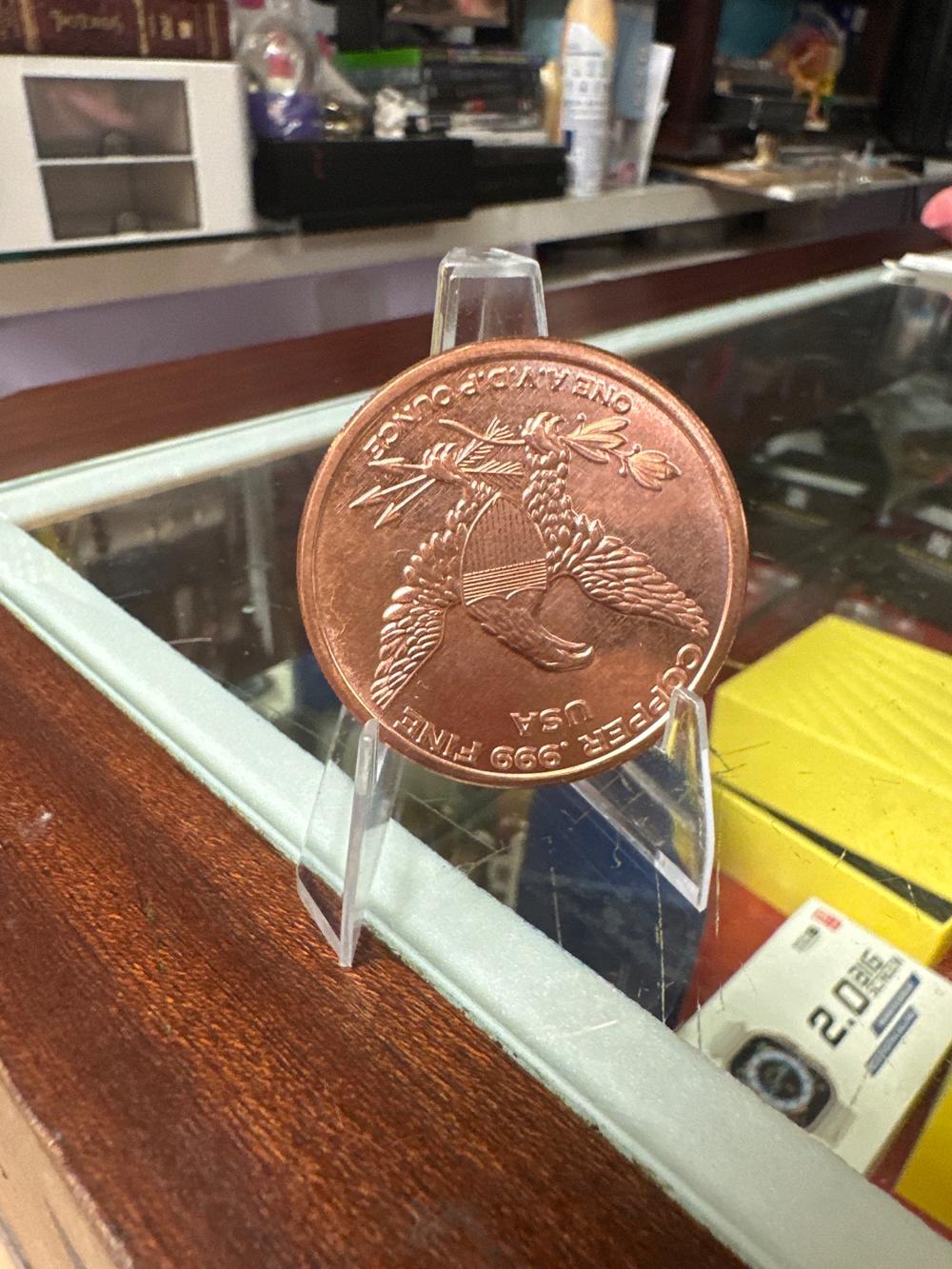 Second Amendment Patriotism 1 oz .999 Fine Copper Round
