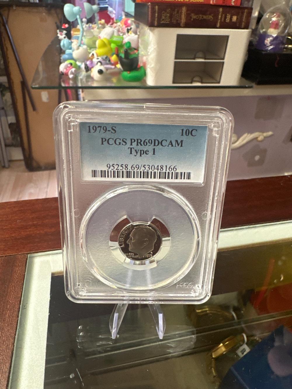 1979-S Roosevelt Dime PCGS PR69DCAM Type 1 Proof 10C