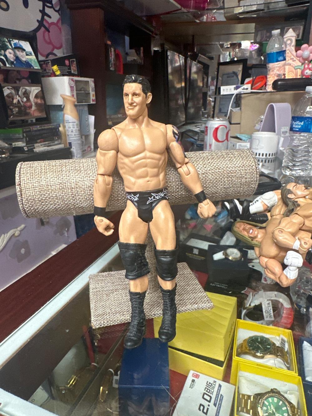 WWE Wrestling Action Figure with Tattoo Arm Sleeve