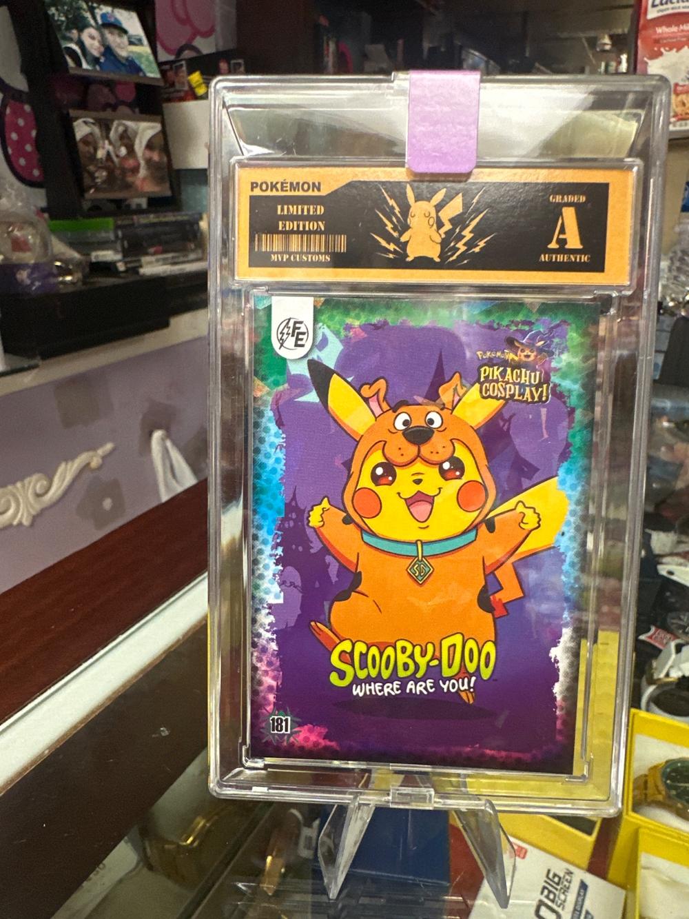 Pikachu Cosplay Scooby-Doo Custom Card Graded A