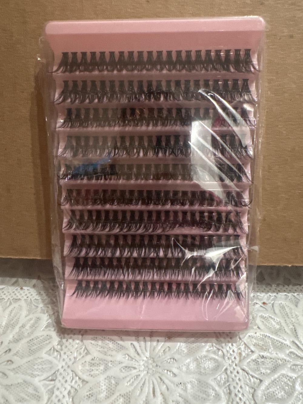 DIY Cluster Lash Extension Tray, 10 Rows Mixed Lengths