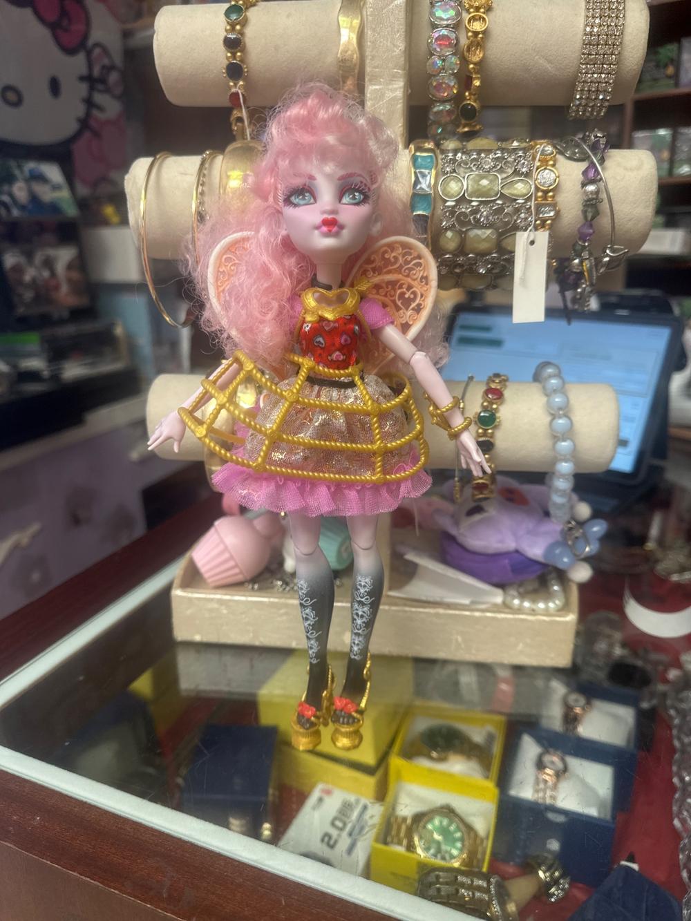 Monster High C.A. Cupid Doll with Pink Hair and Wings