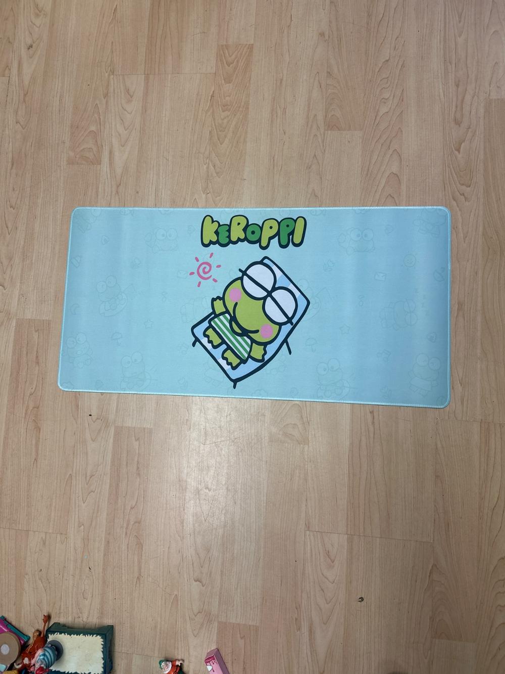Sanrio Keroppi Desk Mat Extended Mouse Pad