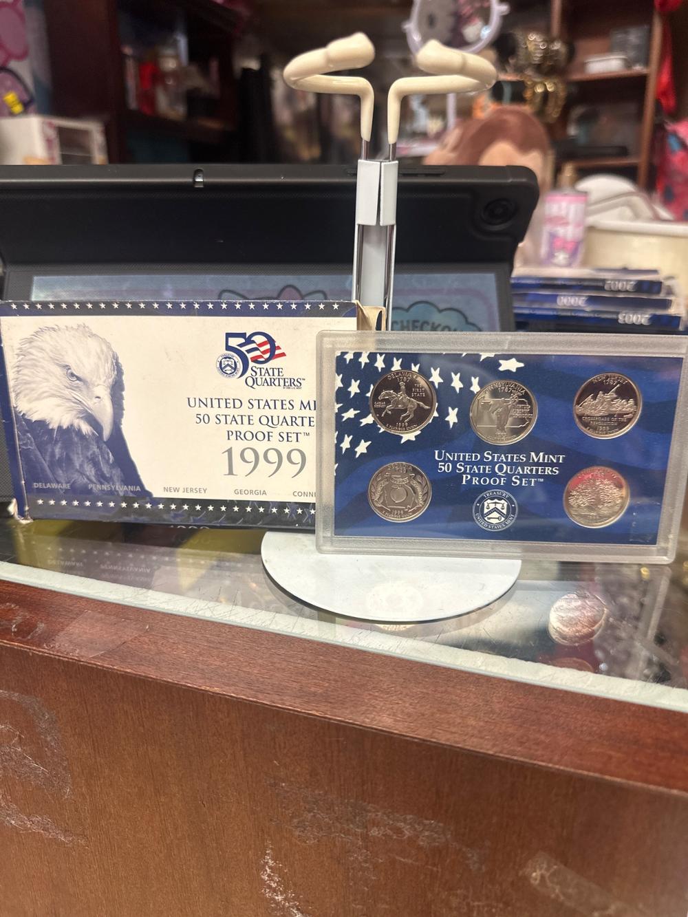 US Mint 1999 50 State Quarters Proof Set (photo 1 of 4)
