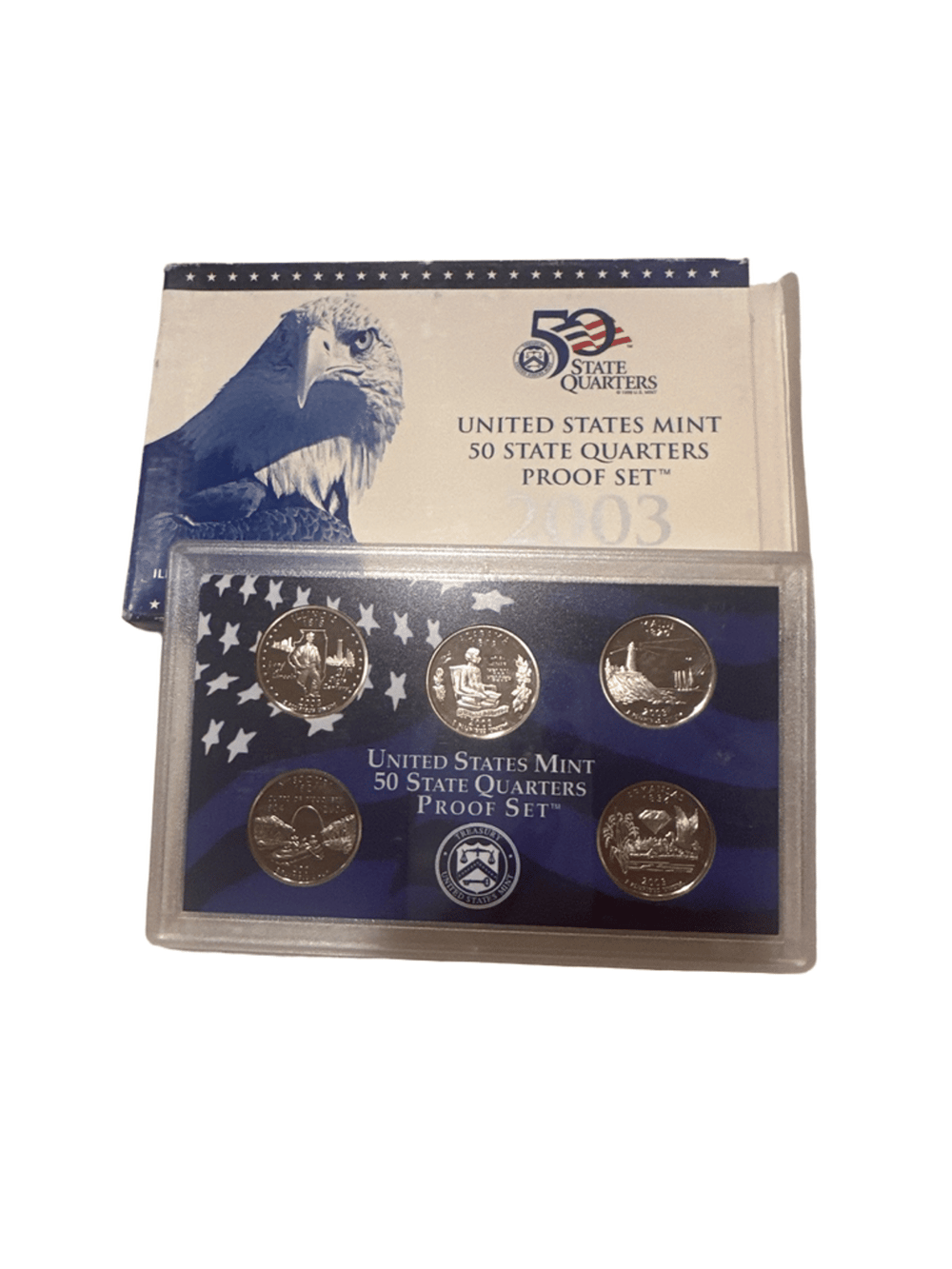 US Mint 2003 50 State Quarters Proof Set (photo 1 of 3)