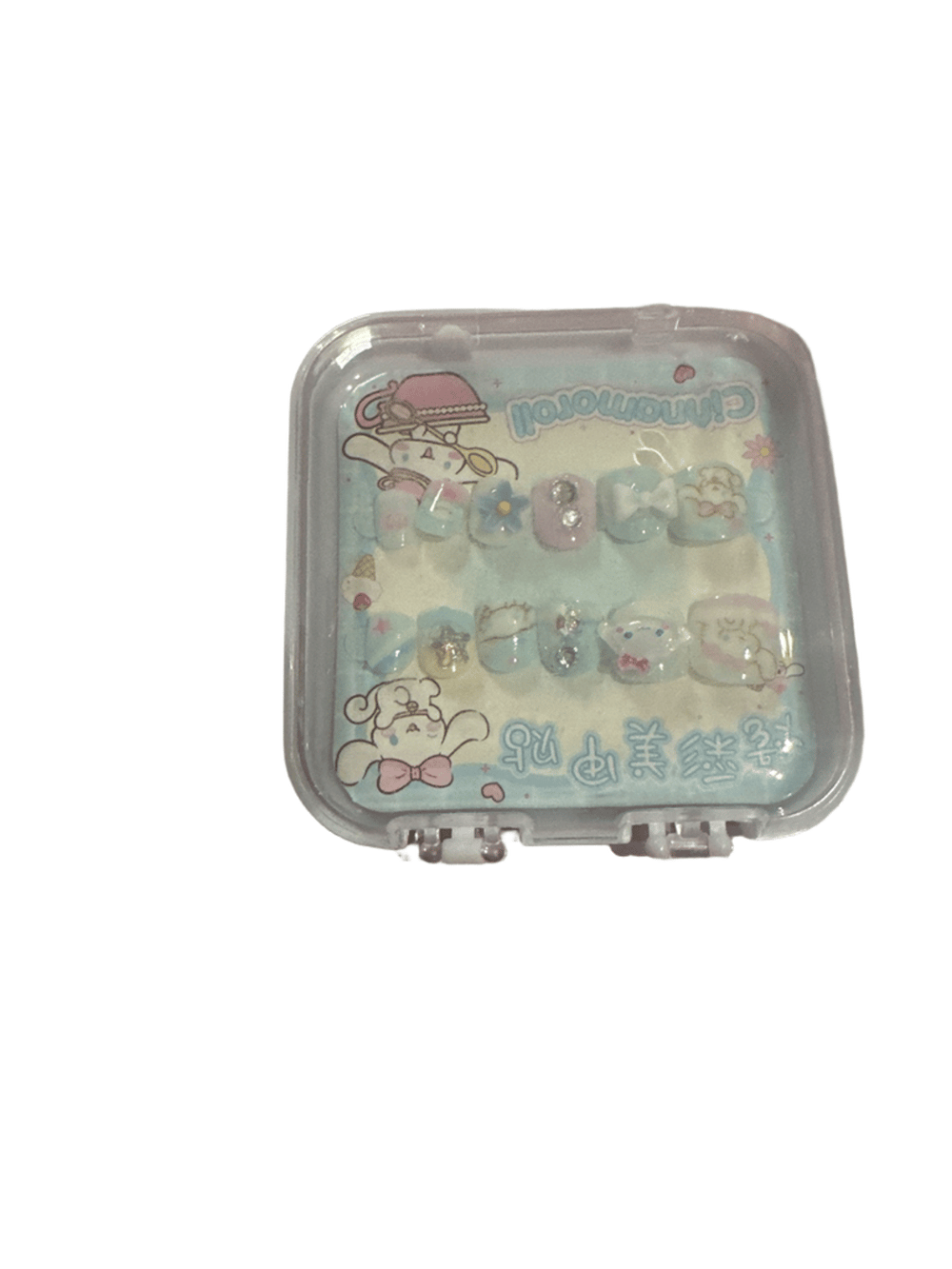 Sanrio Cinnamoroll Press-On Nails Set with Case (photo 1 of 3)