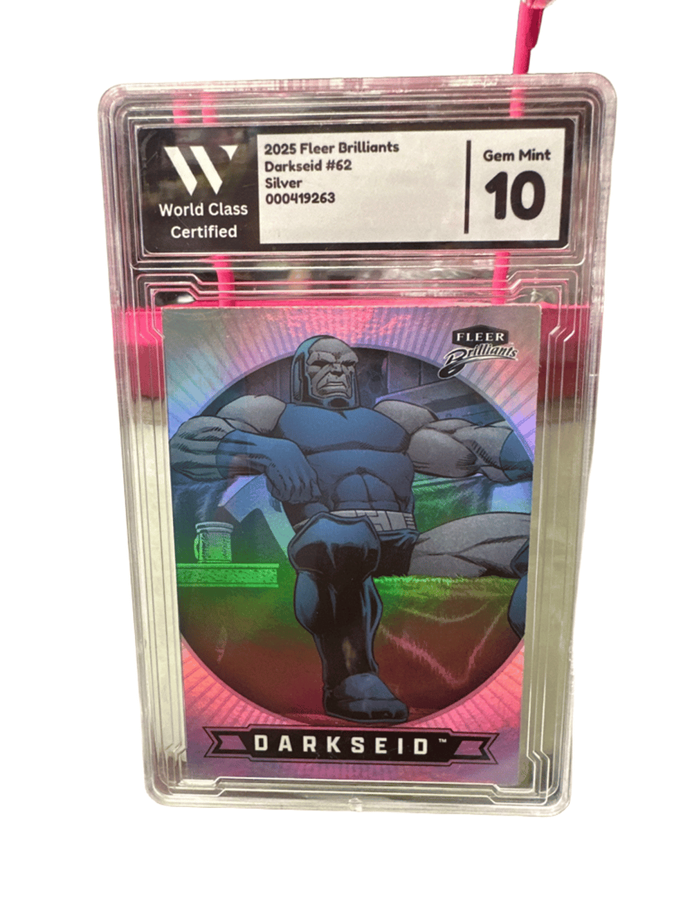 Fleer Brilliants Darkseid #62 Silver Graded Gem Mint 10 (photo 1 of 3)
