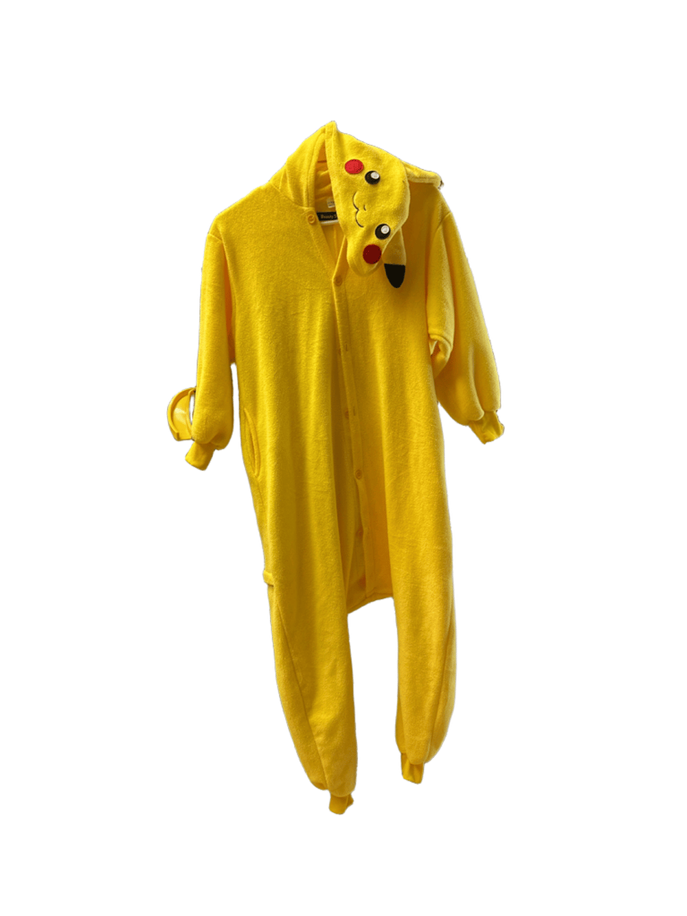 Pikachu Hooded Fleece Onesie Costume Pajamas (photo 1 of 5)