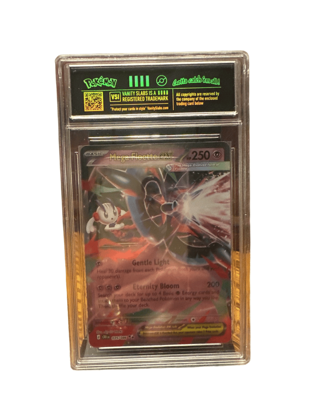 Pokemon Mega Floette ex Card 035/086 Vanity Slabs Case (photo 1 of 3)
