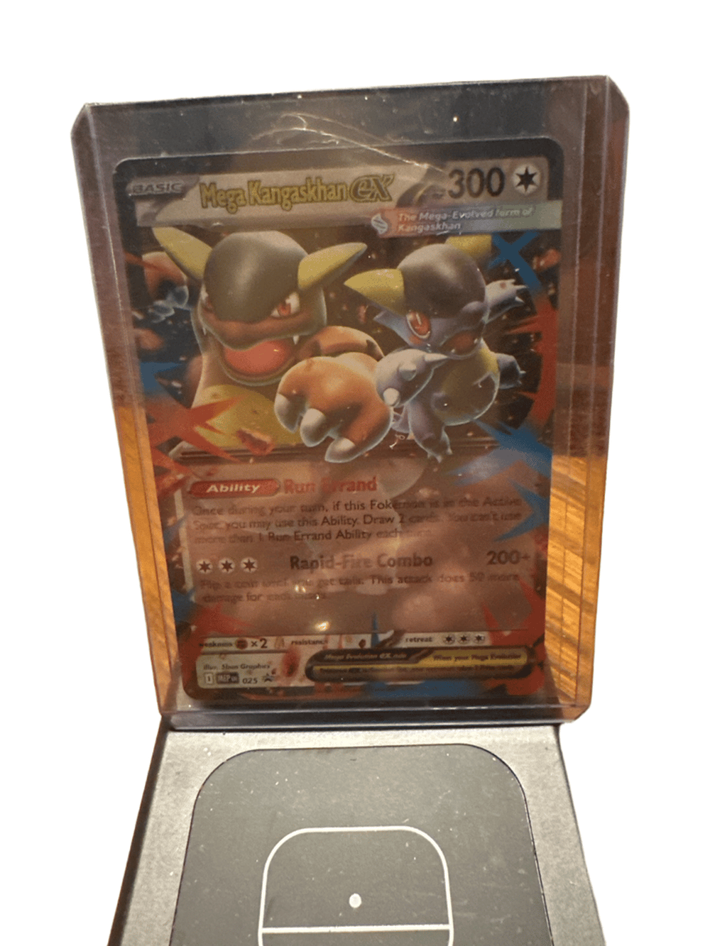 Pokémon Mega Kangaskhan EX Holo Card 025 (photo 1 of 3)