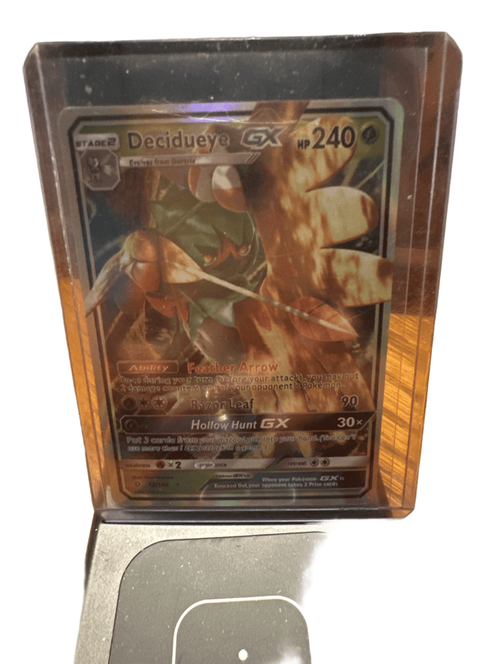 Pokemon Decidueye GX Holo Card 12/140 Sun & Moon (photo 1 of 3)