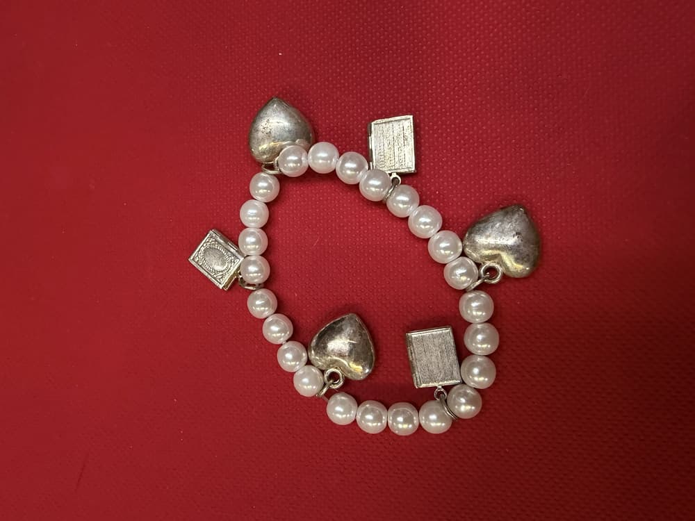 Pearl Charm Bracelet