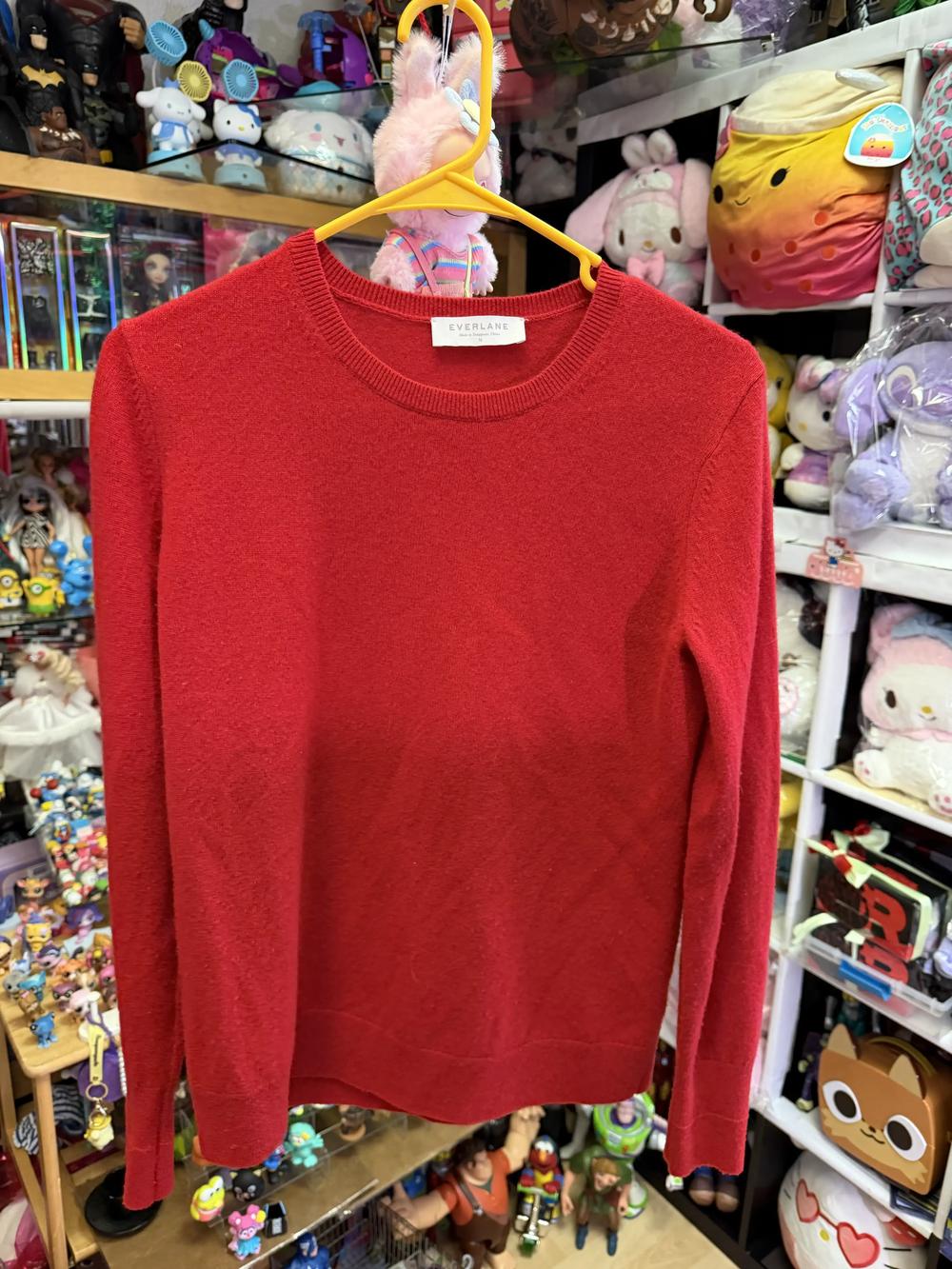 Red Cashmere Sweater Women's