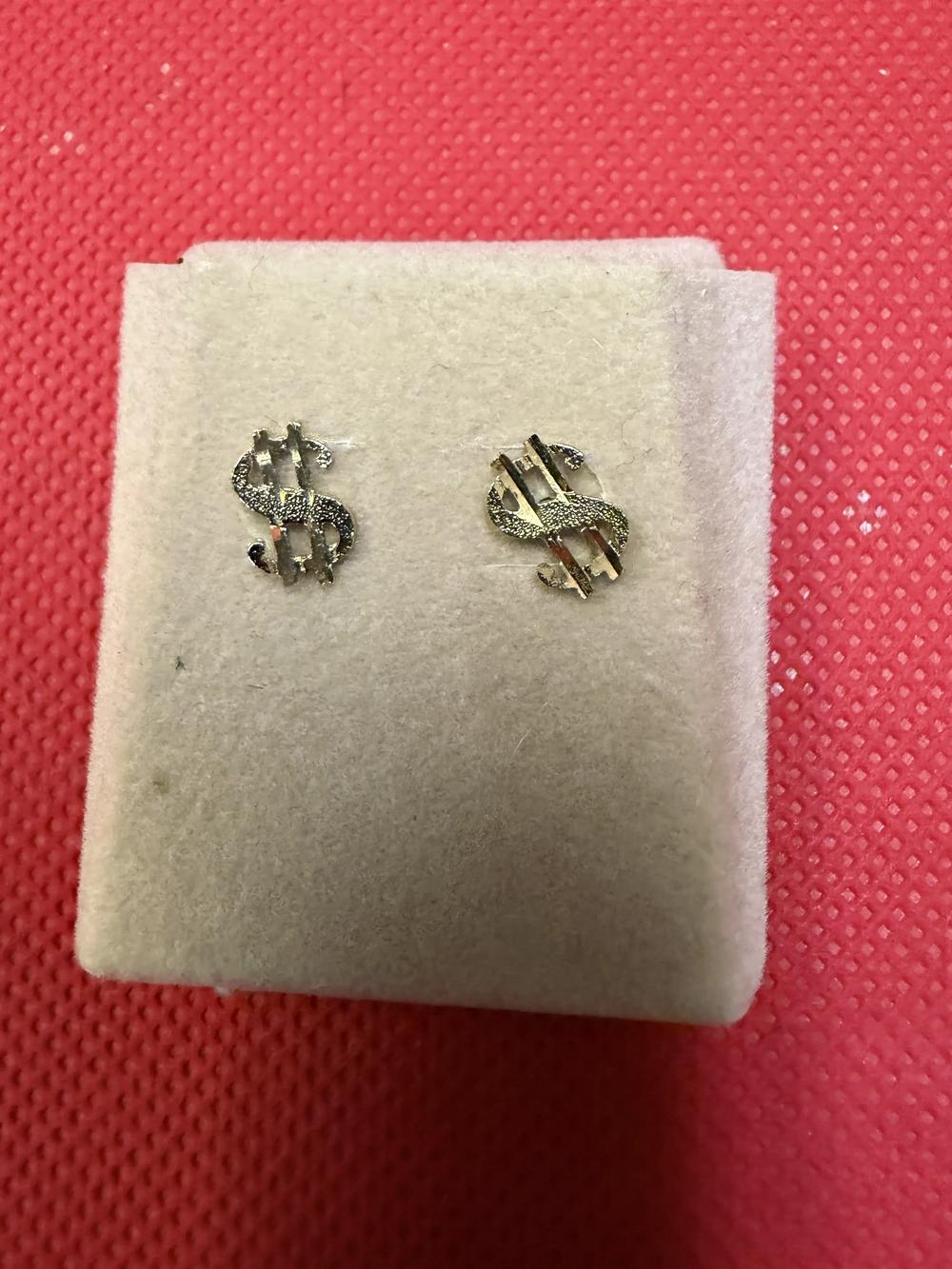 Dollar Sign Earings