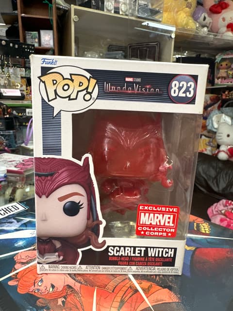 Funko Pop Scarlet Witch WandaVision #823 Marvel Collector Corps Exclusive