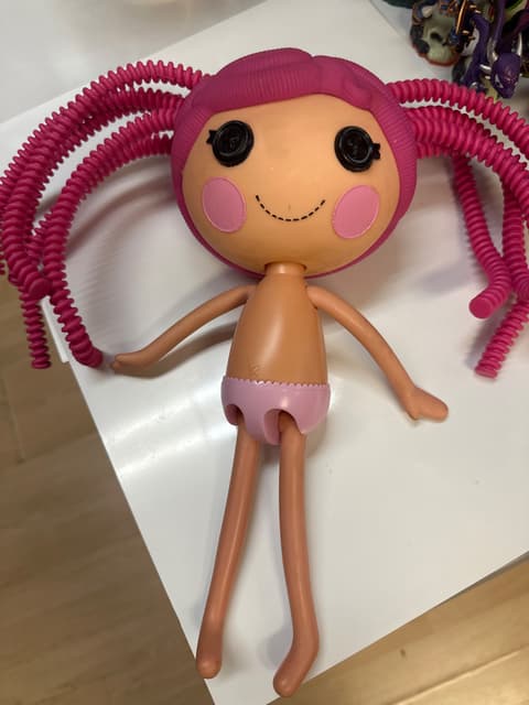 Lalaloopsy Doll With Pink Coiled Hair