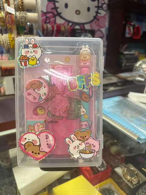 Bunny & Cat BFFs Stationery Set