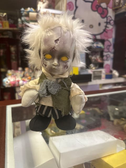Ghoul Face Beetlejuice Style Plush Doll